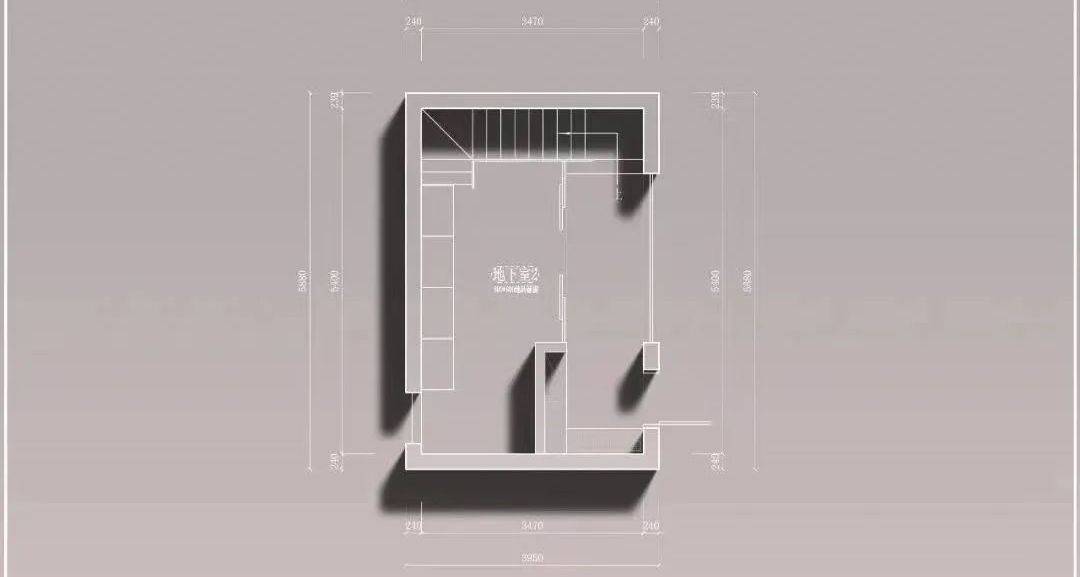 室内200平现代简约排屋别墅空间中加入橙色来打破黑白灰沉闷感(图2)